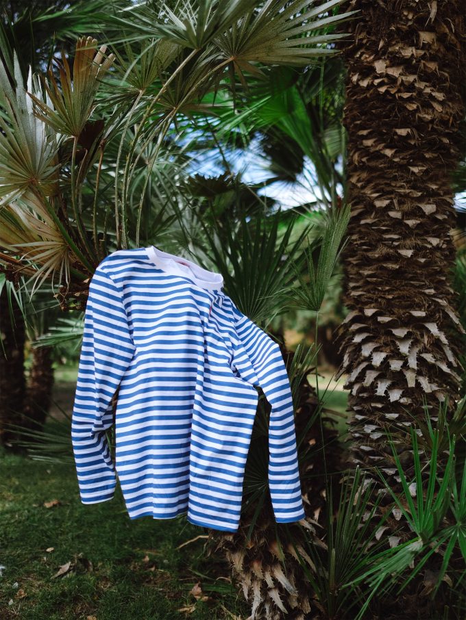 T-shirt with ocean stripes from LFP collection