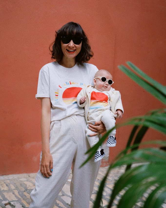 Ana Bacinger sa djetotom obučeni u LFP kolekciju